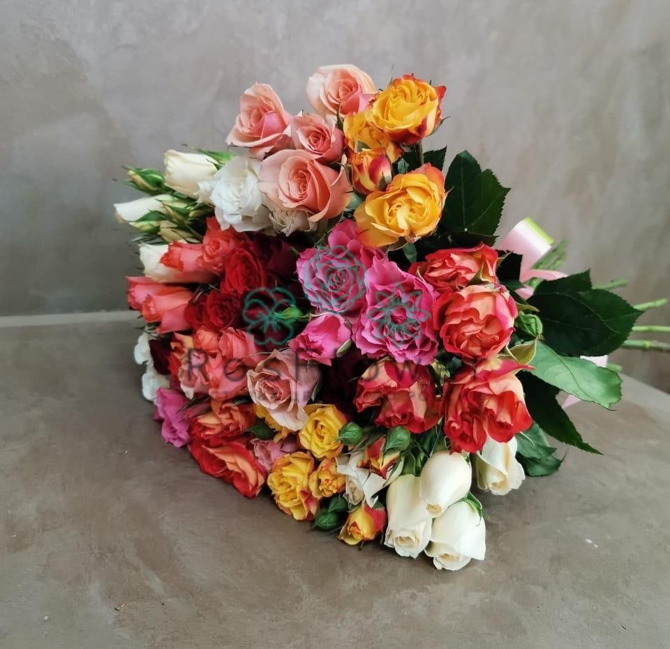 Букет цветов из: Розы в Краснооктябрьском