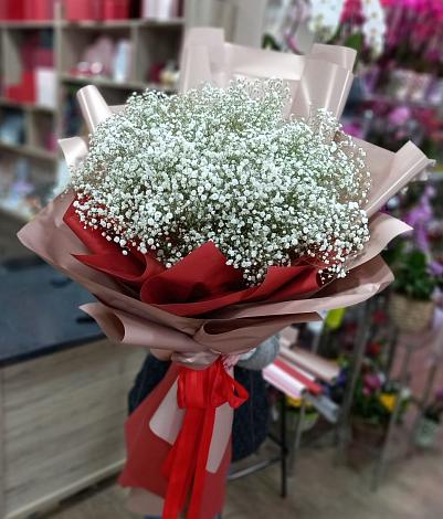 Букет цветов из: Гипсофила в Краснооктябрьском
