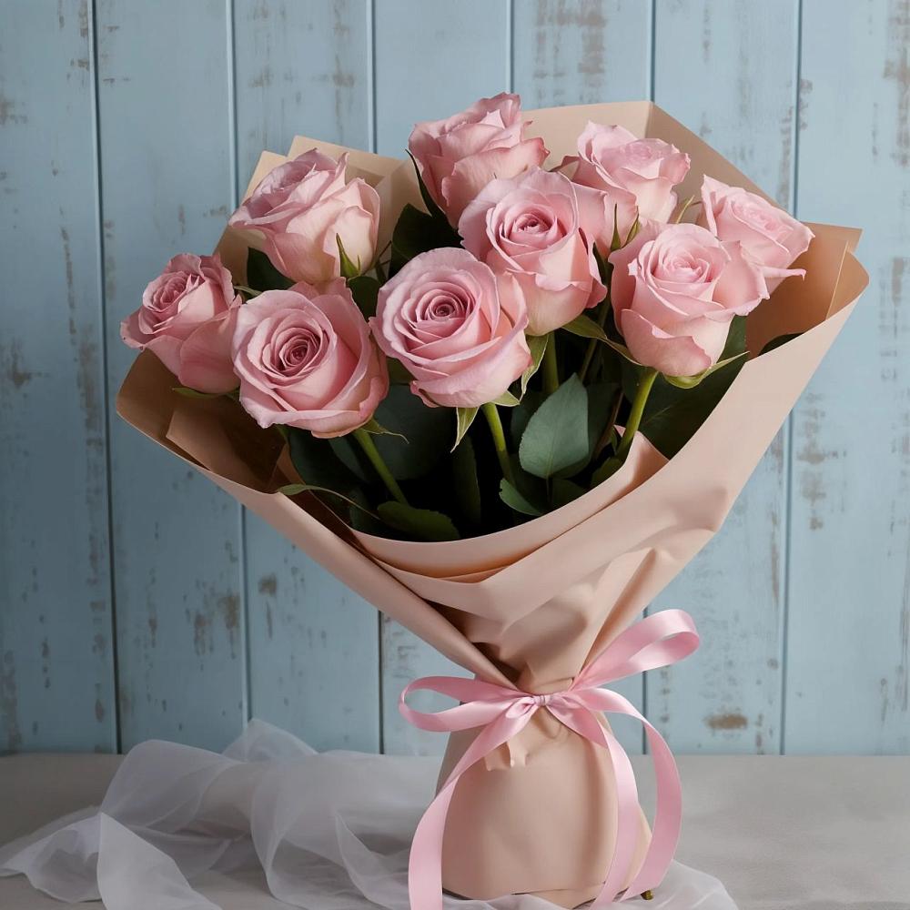 Букет цветов из: Розы в Краснооктябрьском