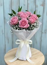 Букет цветов из:  Розы в Краснооктябрьском