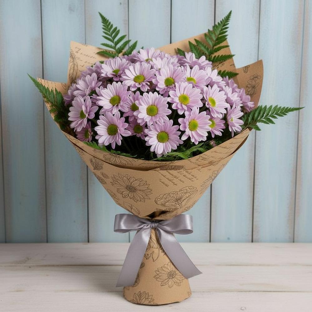 Букет цветов из: Хризантемы в Краснооктябрьском
