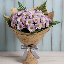 Букет цветов из:  Хризантемы в Краснооктябрьском