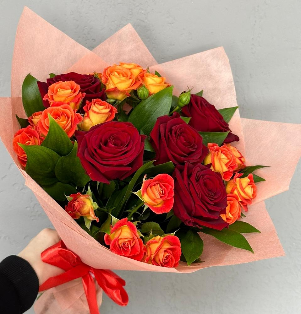 Букет Любовь и восторг в Краснооктябрьском
