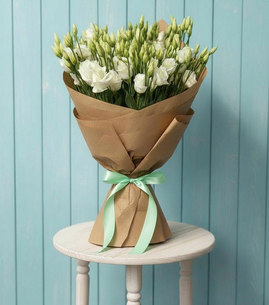 Букет цветов из: Лизиантусы в Краснооктябрьском