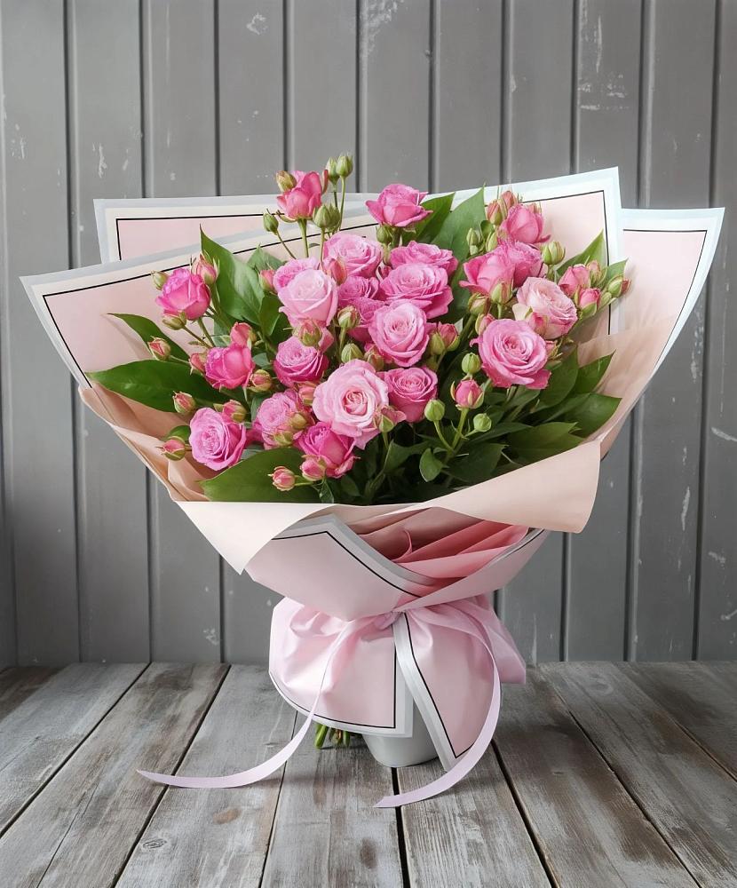 Букет Розовый кустик в Краснооктябрьском