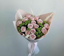 Букет цветов из:  Розы и Хризантемы в Краснооктябрьском