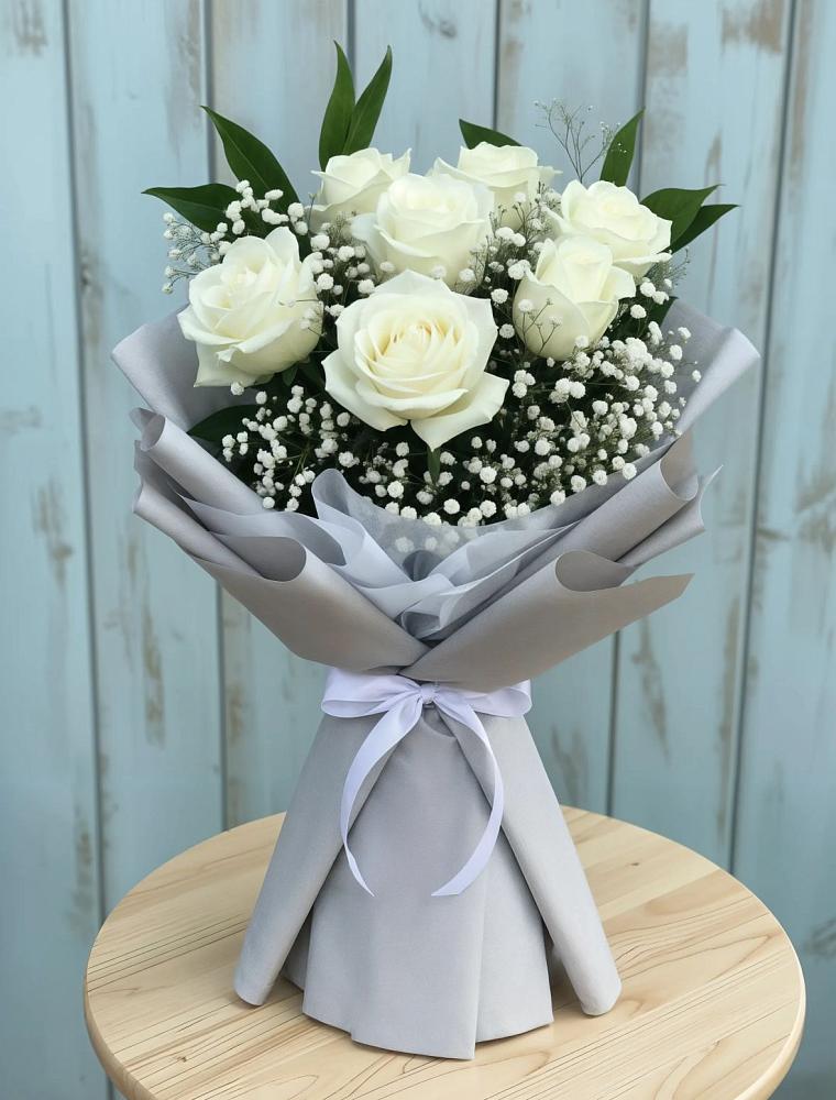 Букет цветов из: Розы в Краснооктябрьском