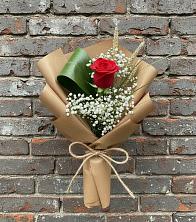 Букет цветов из:  Розы в Краснооктябрьском