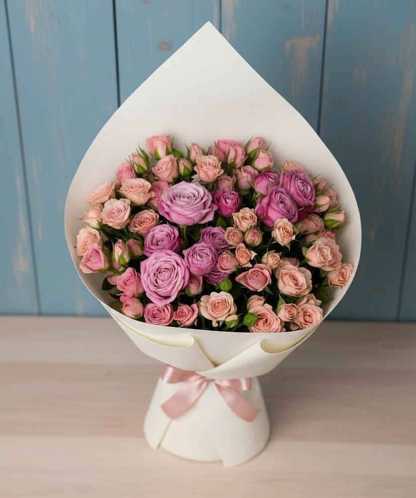 Букет цветов из: Розы в Краснооктябрьском