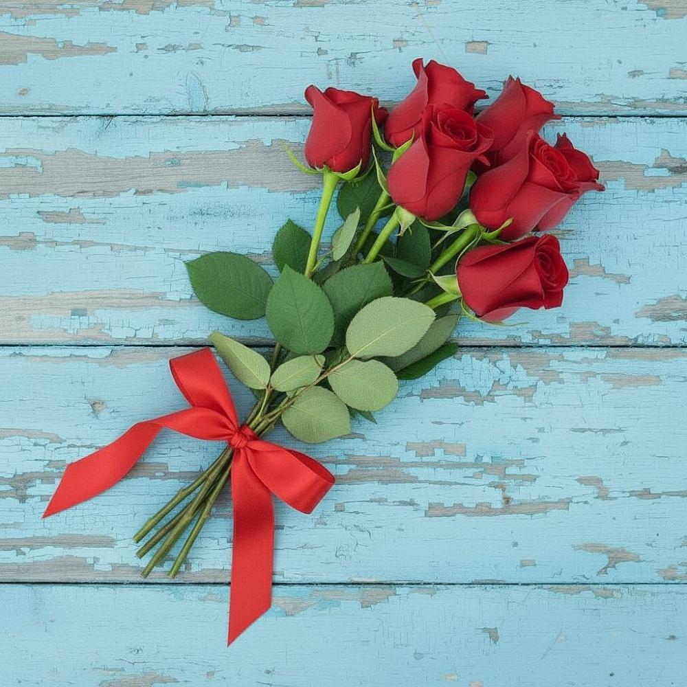 Букет Красные розы в Краснооктябрьском