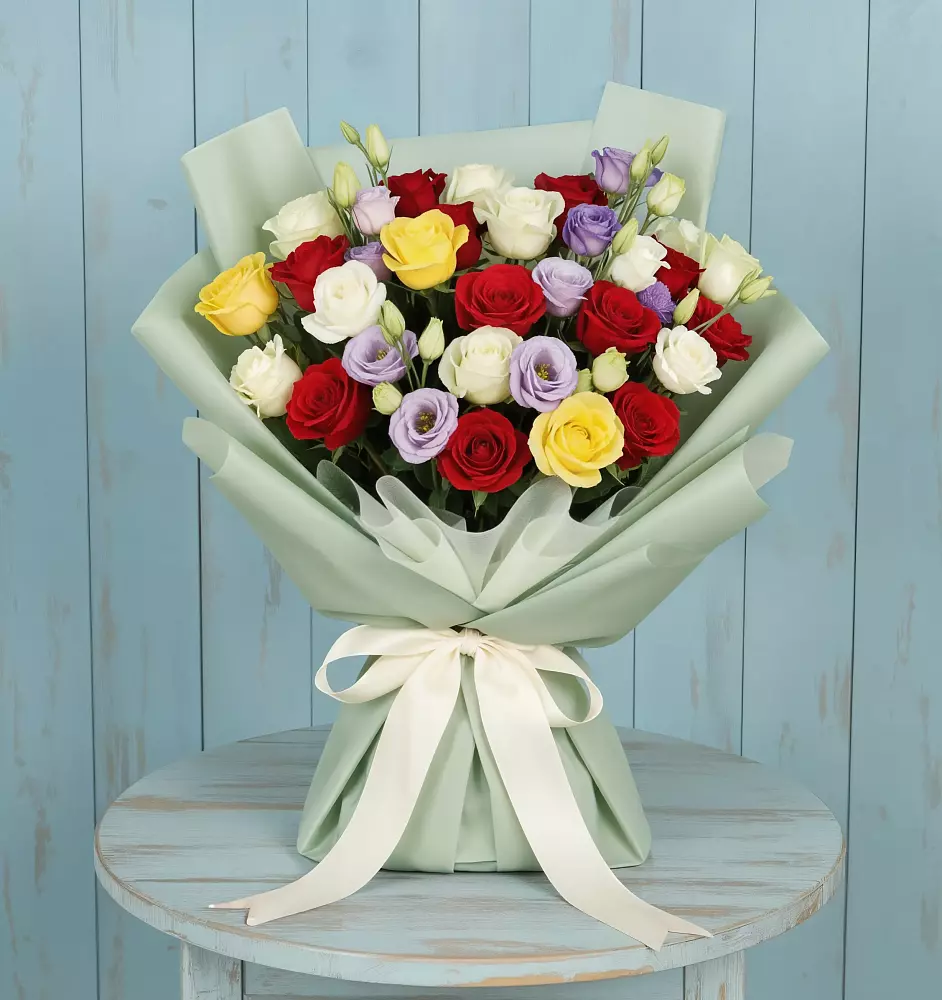 Букет цветов из: Розы в Краснооктябрьском