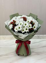 Букет цветов из:  Хризантемы в Краснооктябрьском