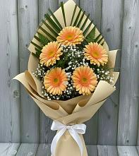 Букет цветов из:  Герберы в Краснооктябрьском