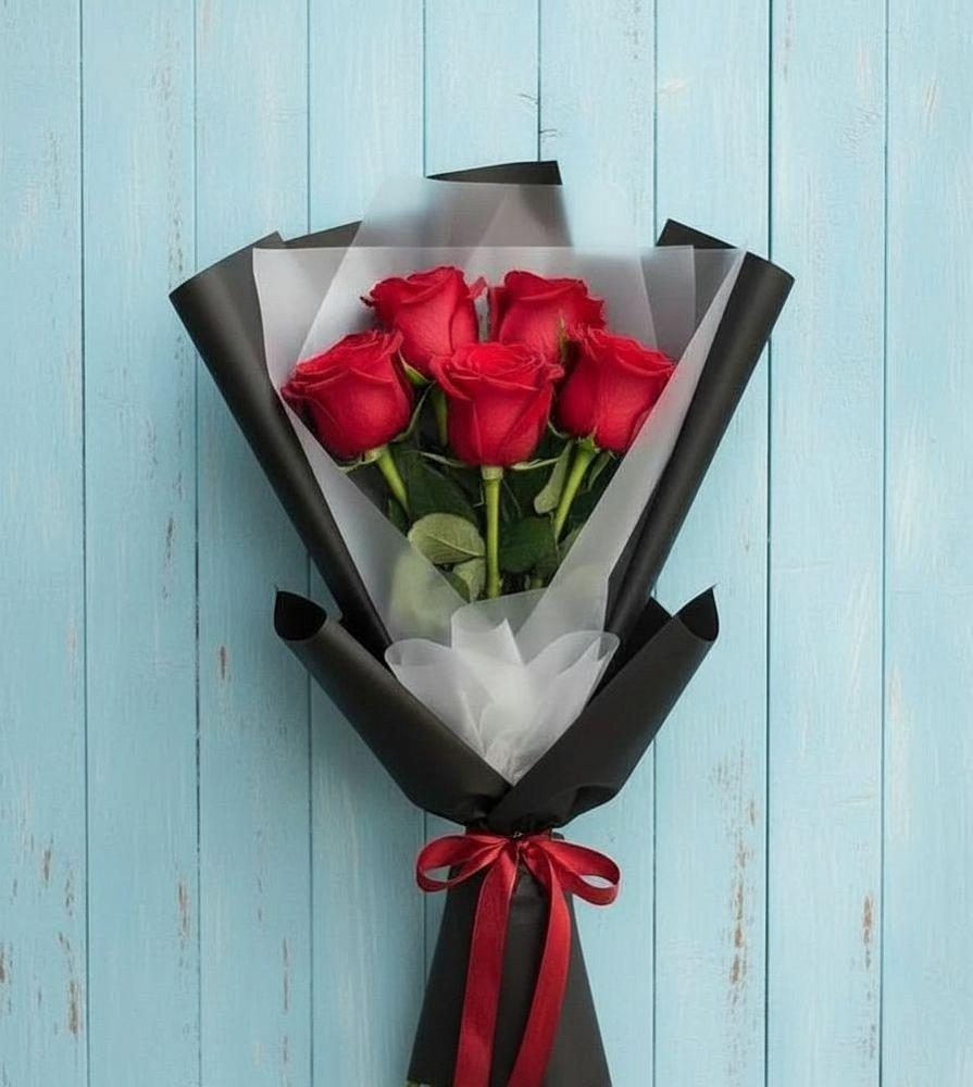 Букет цветов из: Розы в Краснооктябрьском