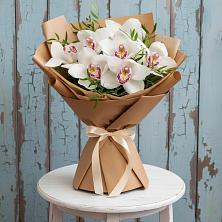 Букет цветов из:  Орхидеи и Розы в Краснооктябрьском